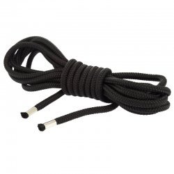 Bondage touw 5 meter zwart