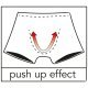 Short met push up effect